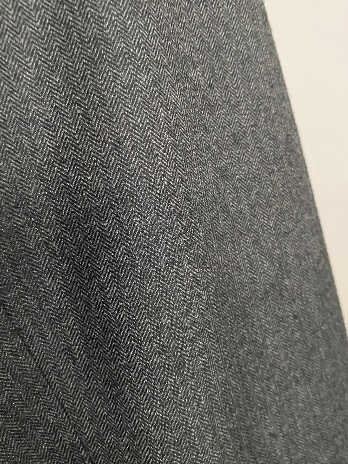 Oversized Blazer dunkelgrau meliert fischgrät