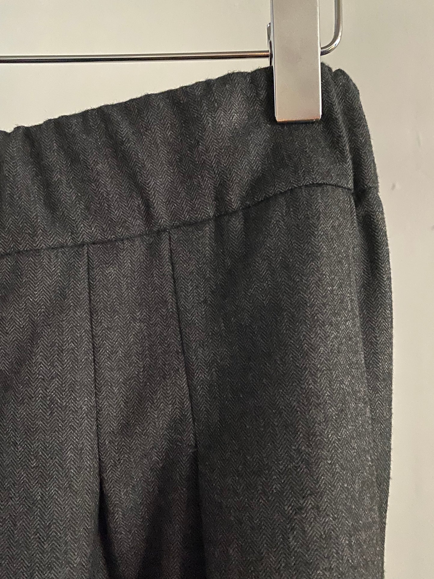 Trousers Suit Dark Grey Fischgrät