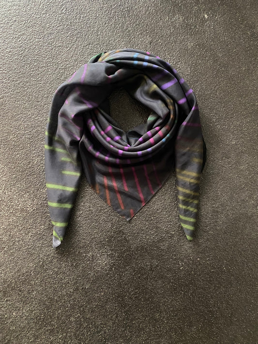 Scarf Lightning Stripes