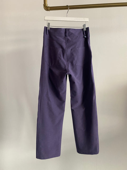 Trousers Straight Violet