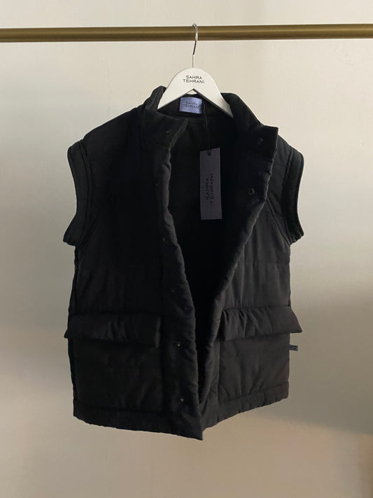 Steppweste Black