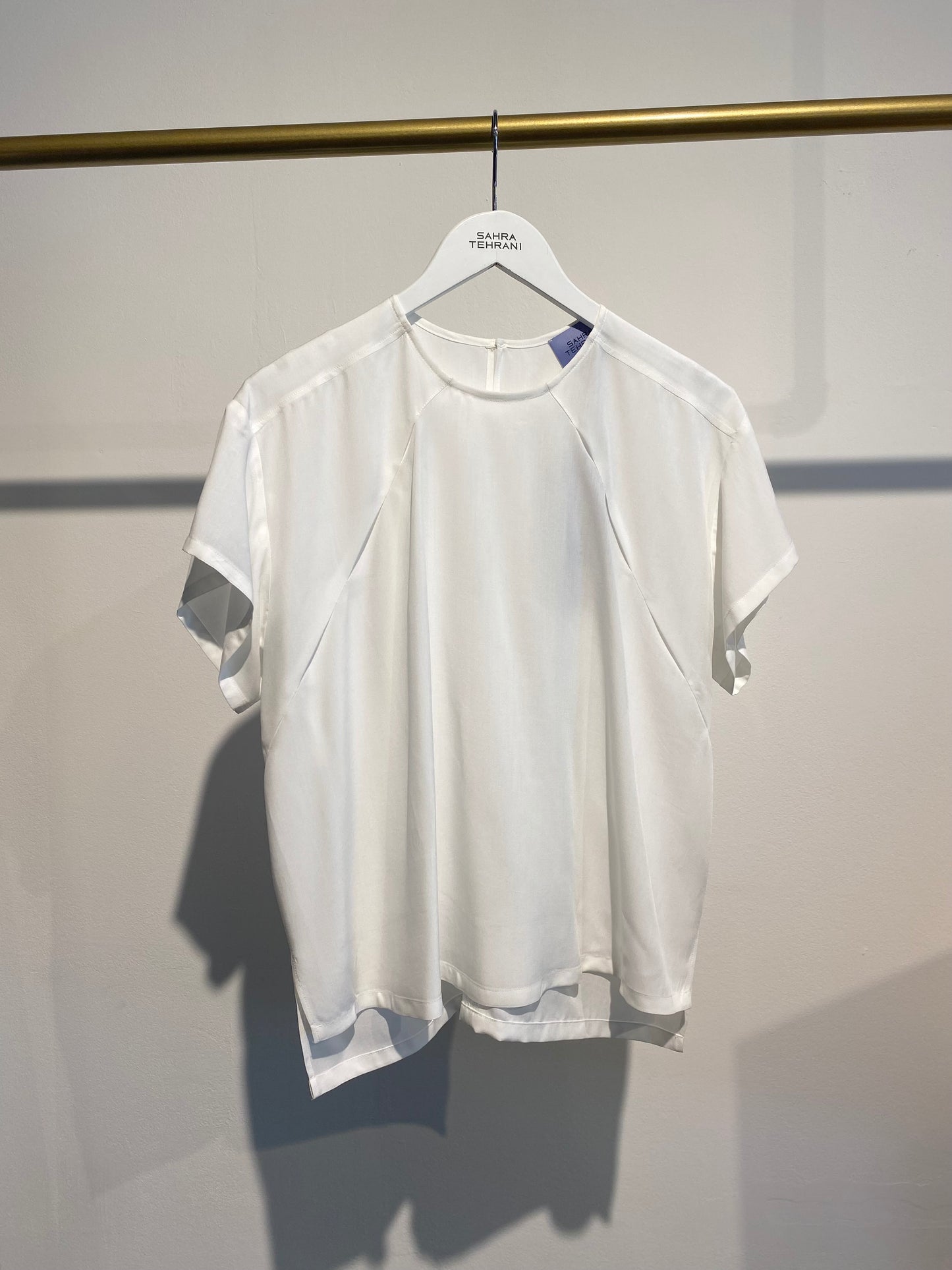 Blusen Shirt "Fold" white