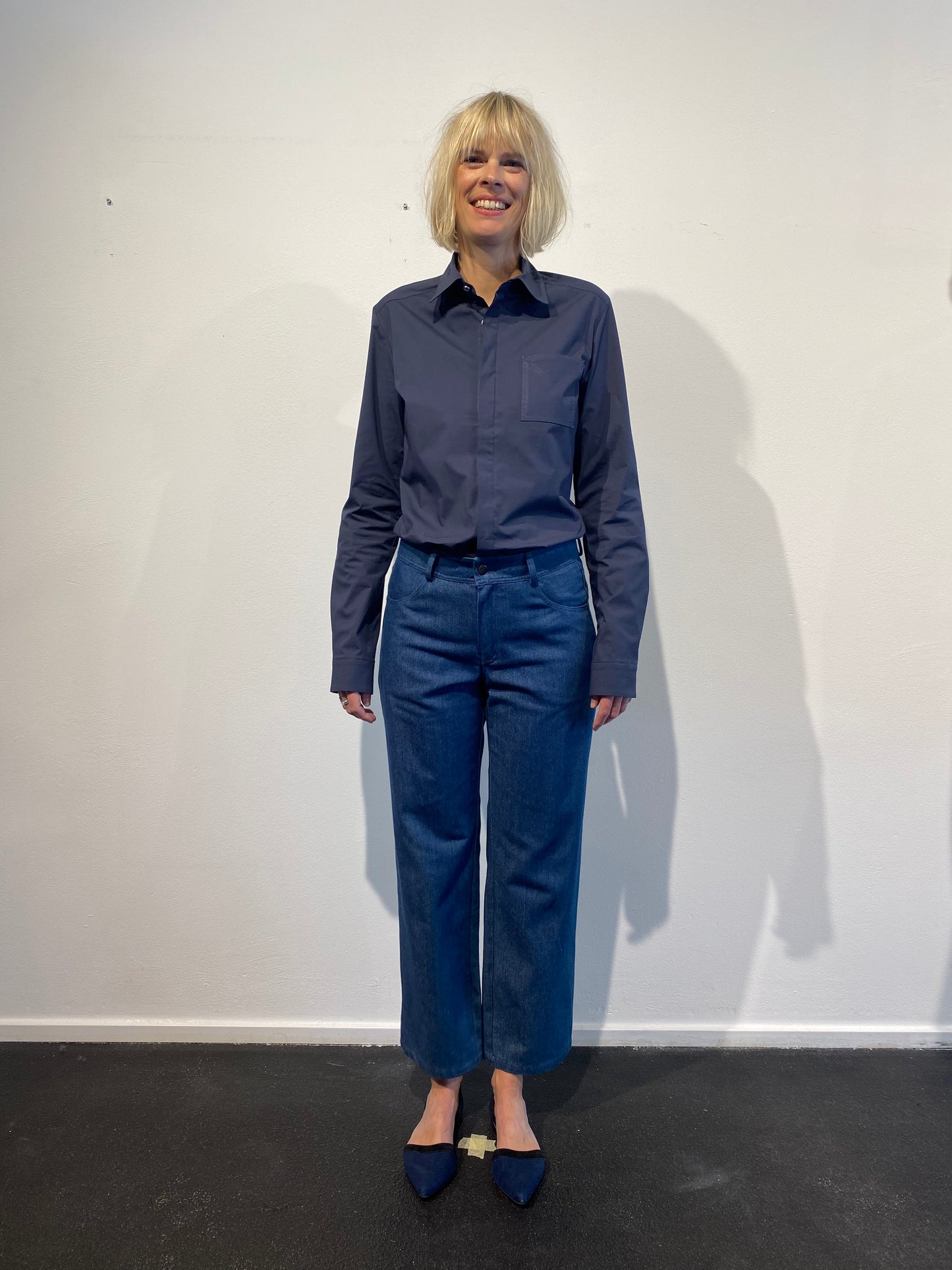 Hemd Unisex Nachtblau