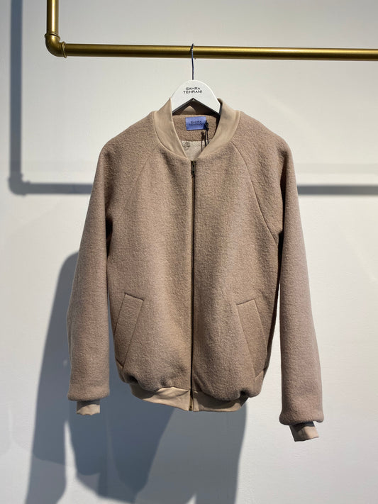 Blouson Pure New Wool Beige