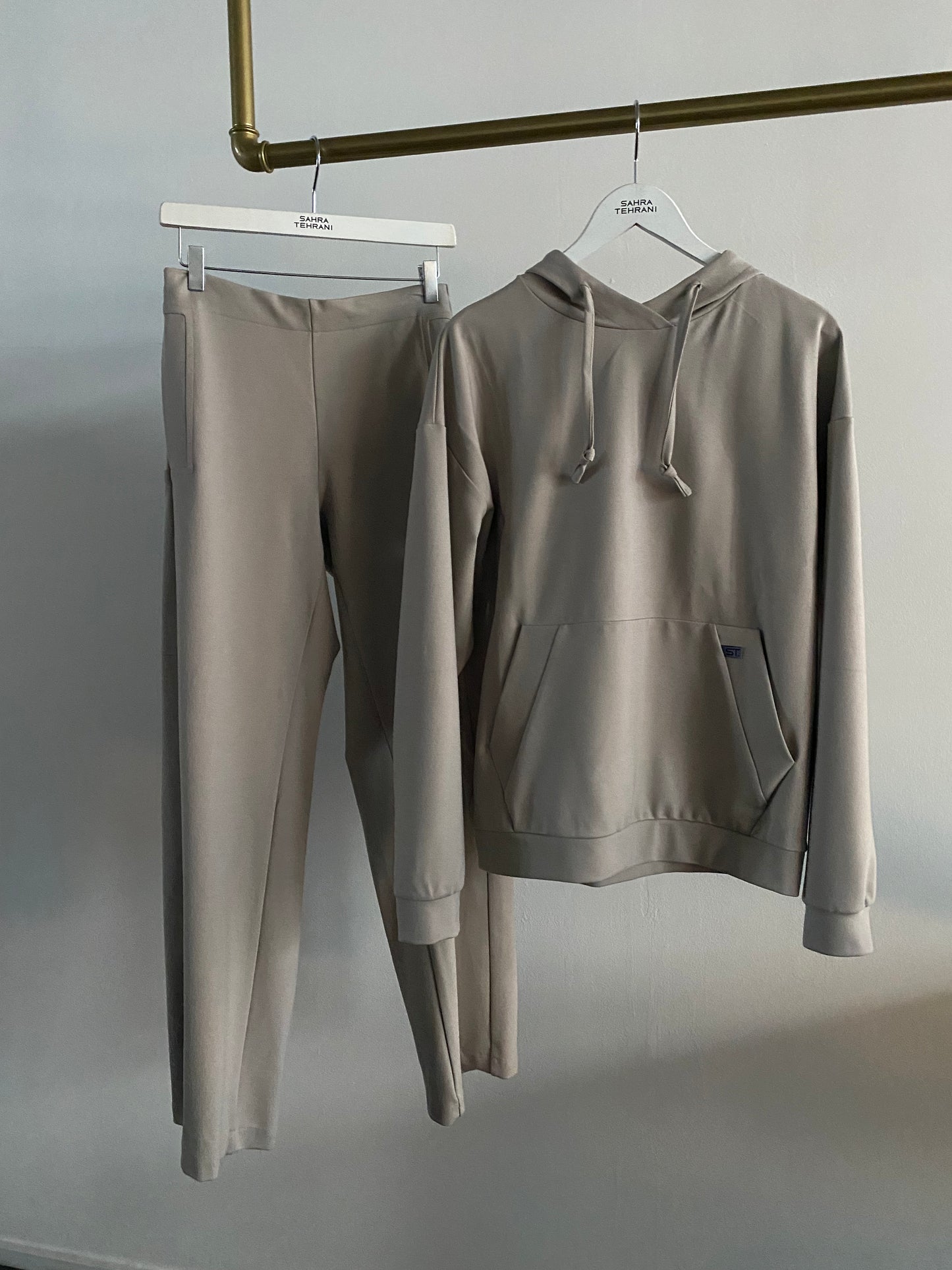 Hoody Butterfly Beige