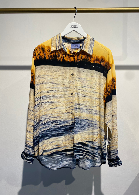 Hemd oversized unisex „sunset“