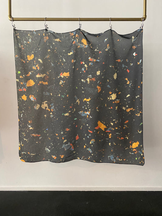 Scarf Dark Flakes