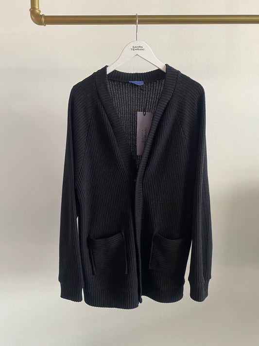 Strickjacke black