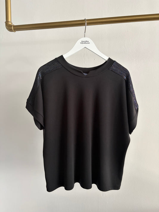 T-Shirt Butterfly Glitzer