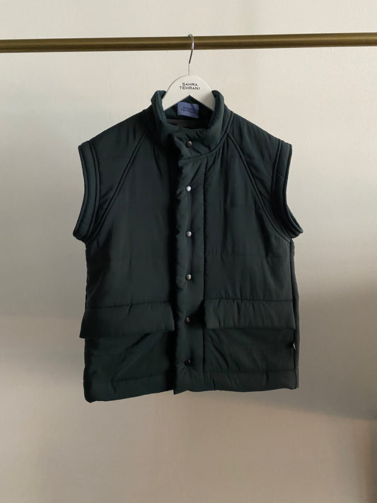 Steppweste Forrest Green