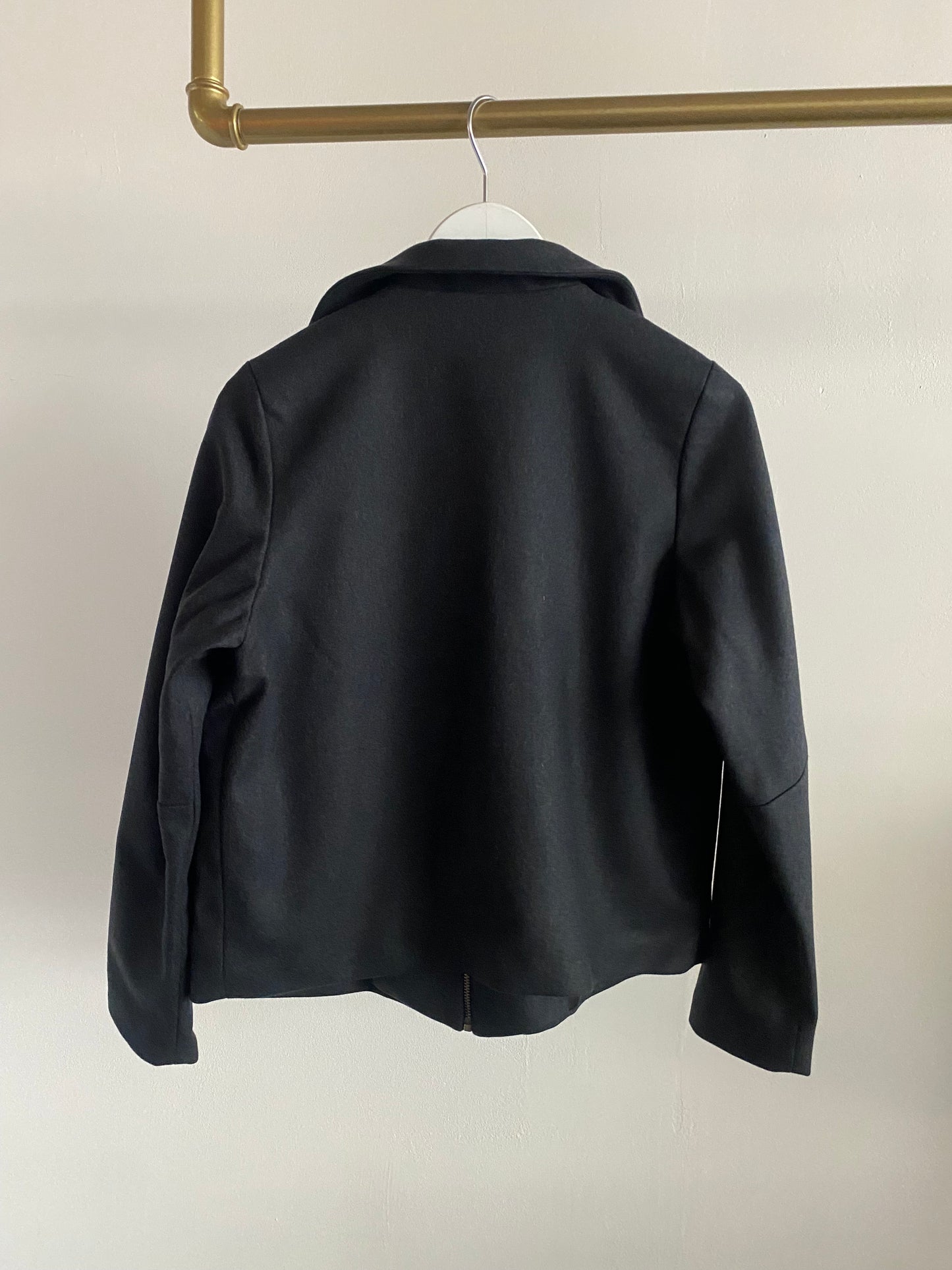 Short Jacket Grey Check