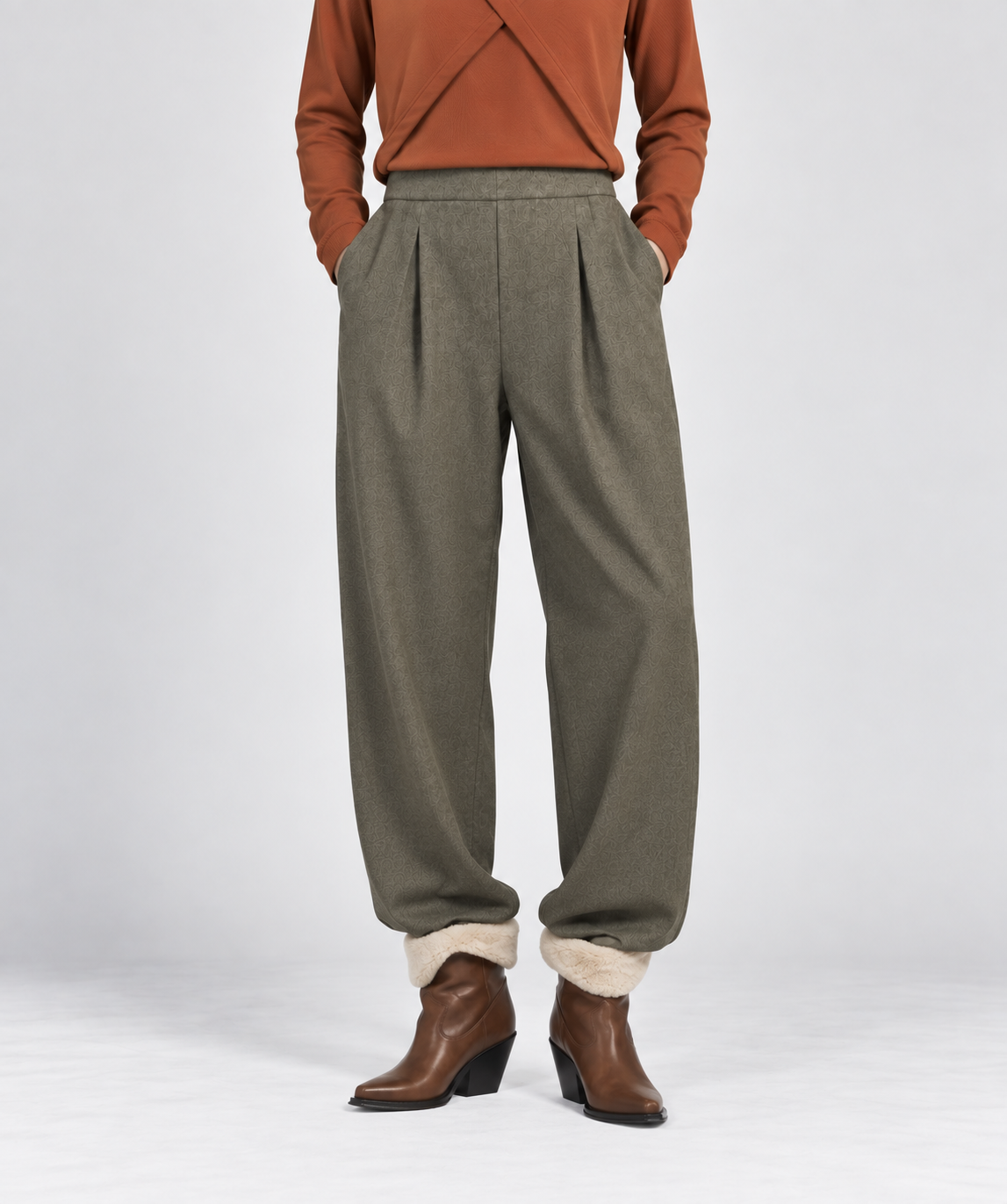 Trousers 70tees Light Grey unisex