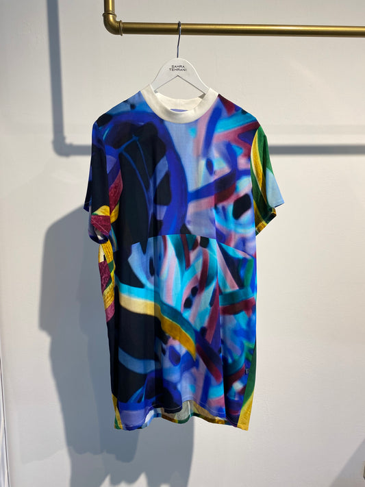 T-Shirt Dress STREAMER REVERSE „One of a kind“