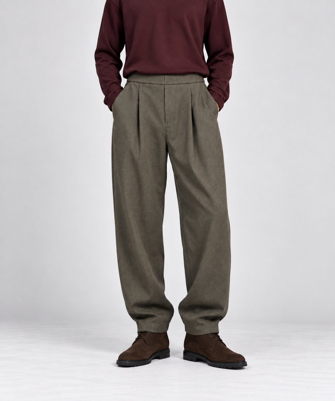 Trousers 70tees Light Grey unisex